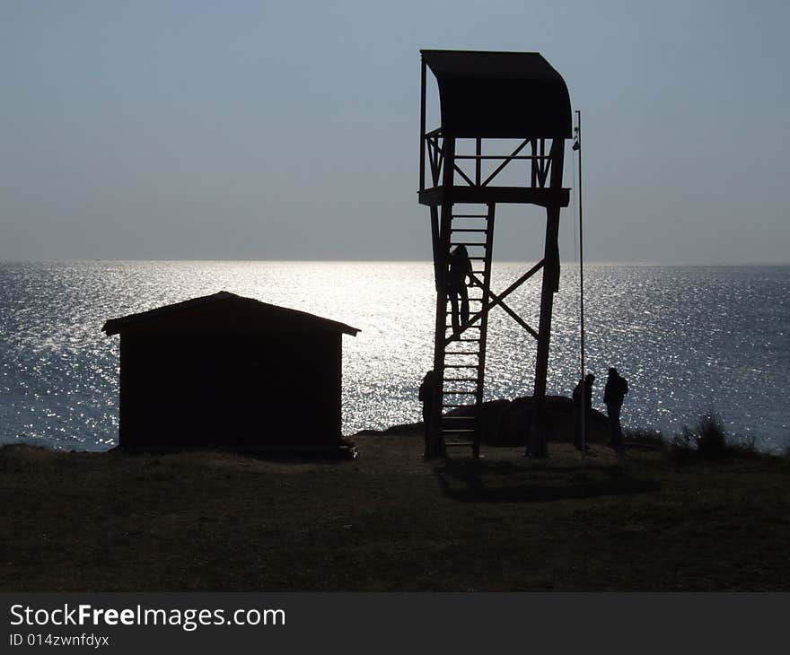 Lifeguard tower