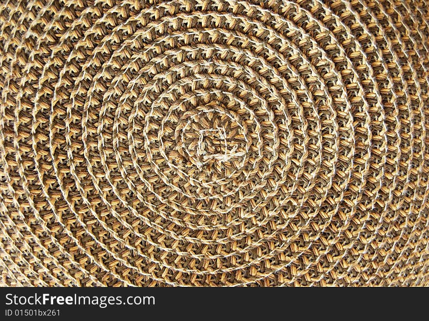 Straw hat (detail) - can be used as background