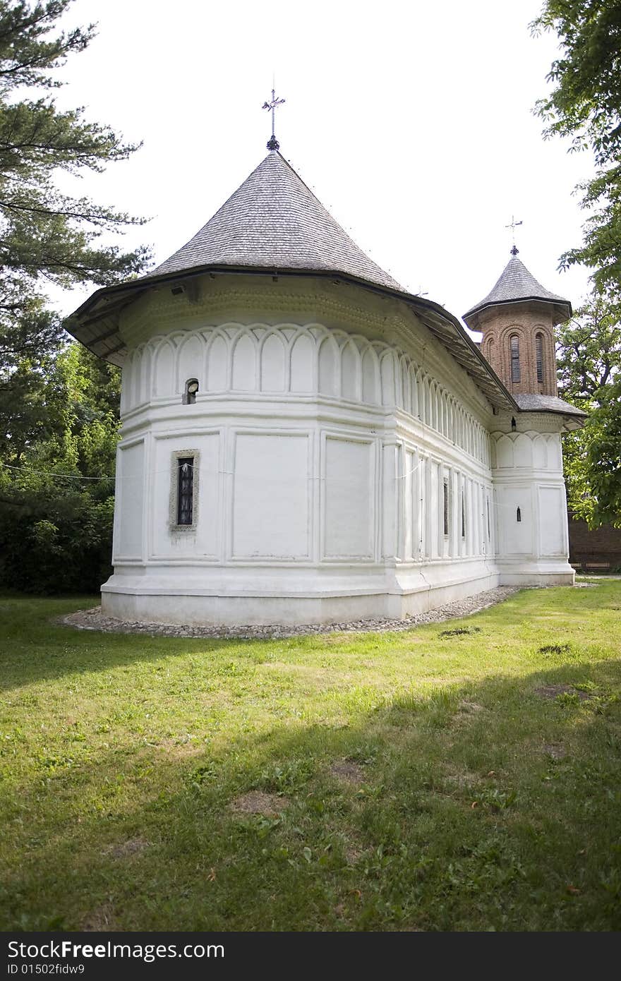 Old church in a park