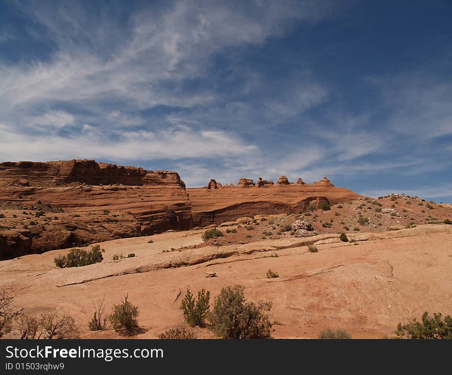 Arch in Arches National Park Utah