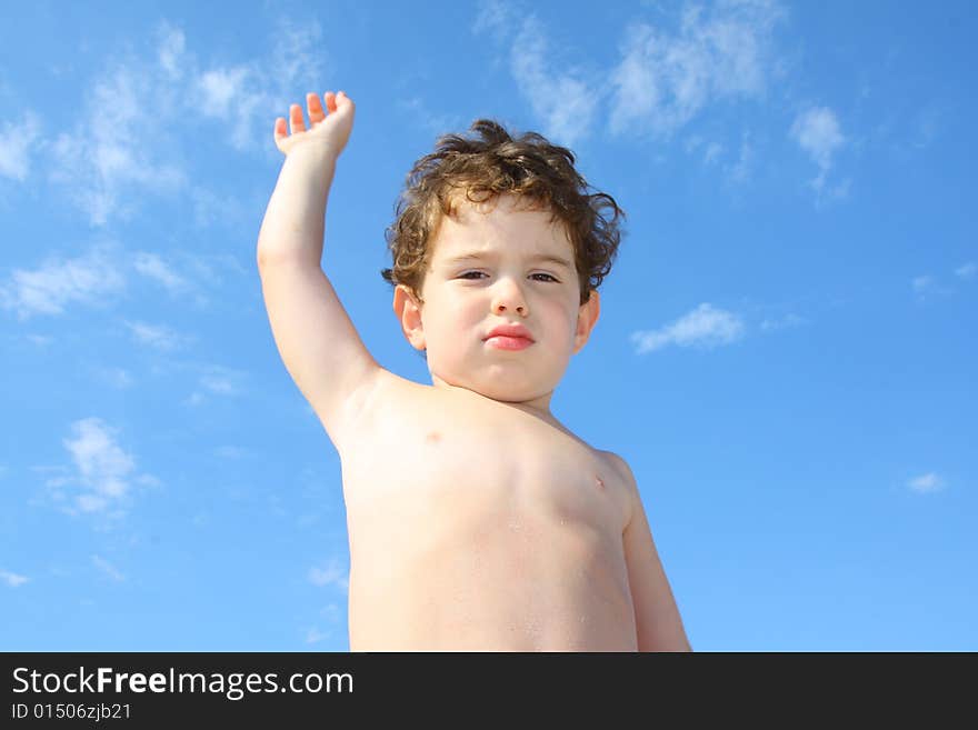 Little Boy Outdoors