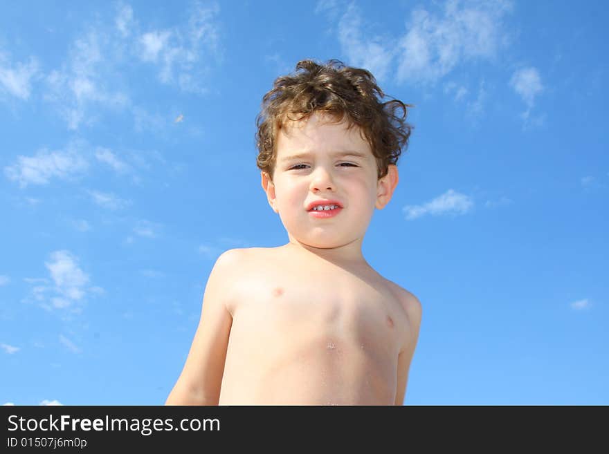 Little Boy Outdoors