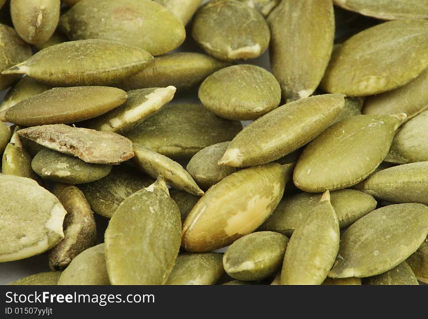 Sunflower seeds macro