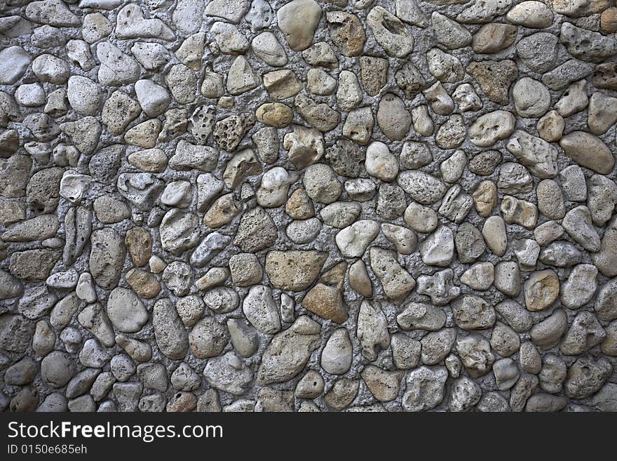 Pattern wall made of stone. Pattern wall made of stone