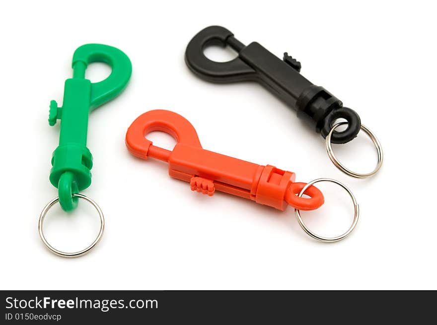 Key tools on white background