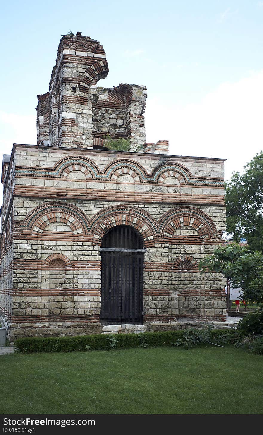 Old church in a park