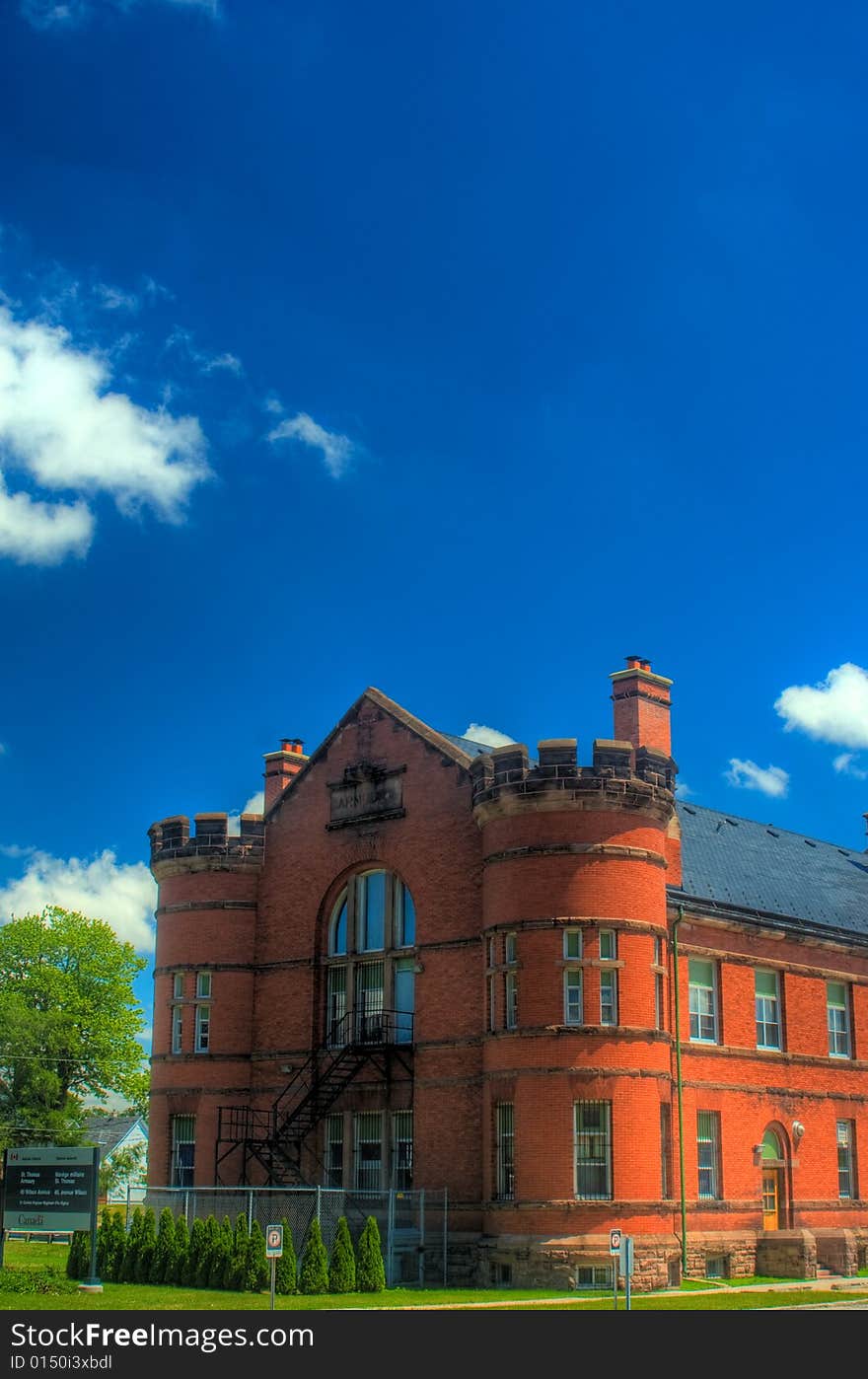 Clouds passing over home under blue sky's. Clouds passing over home under blue sky's