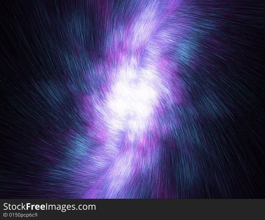 Bright beauty explosion of a space object