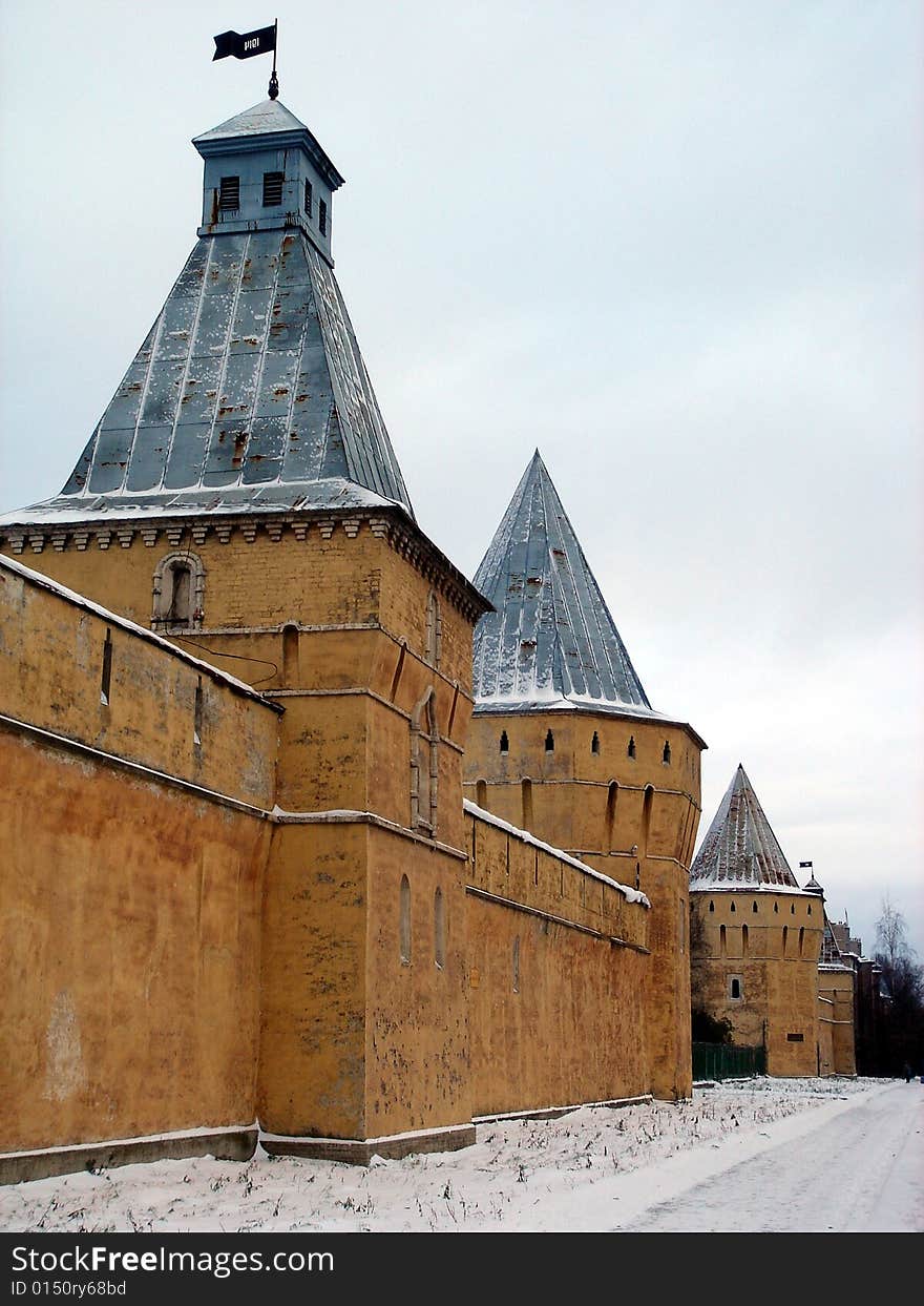 Pushkin town (Tzarskoe Selo), Leningradskaya oblast, Russia. Pushkin town (Tzarskoe Selo), Leningradskaya oblast, Russia