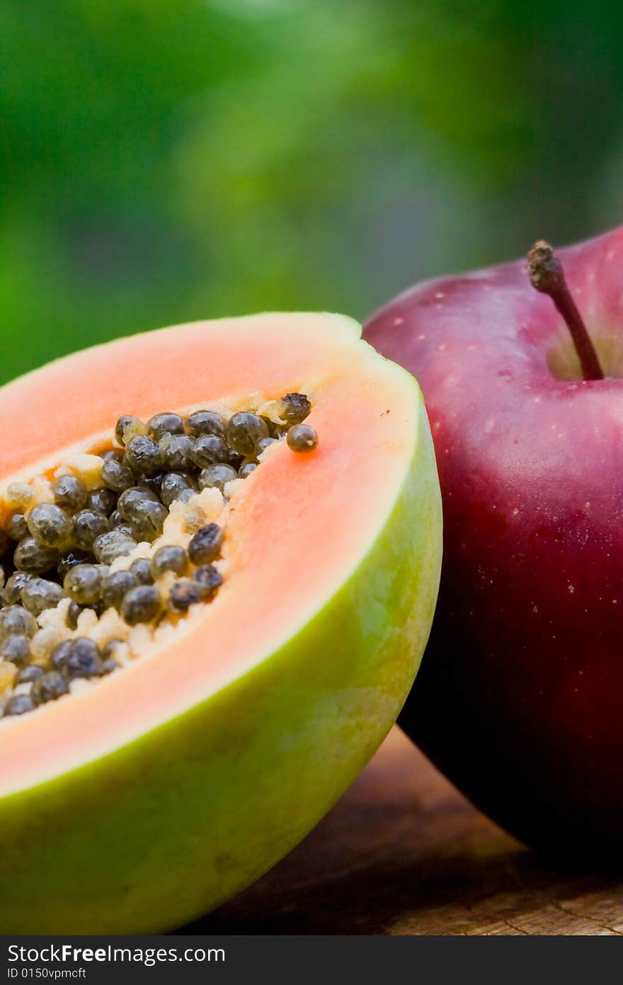 Papaya And Apple