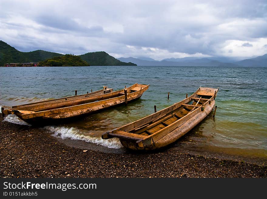 Lake and boat