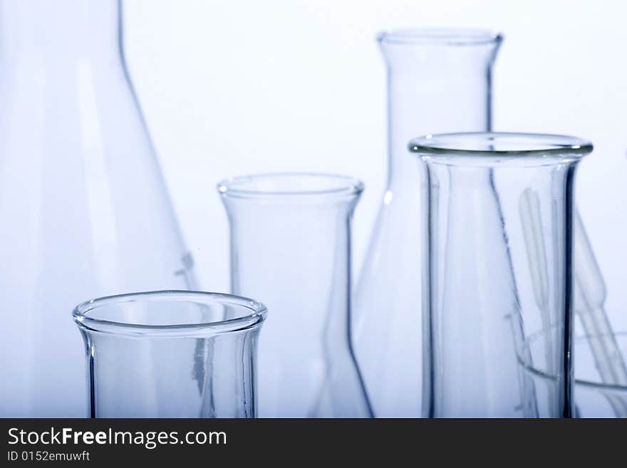 Glassware In Laboratory