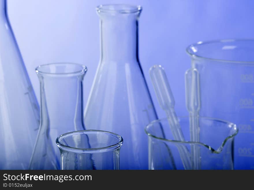 Glassware In Laboratory