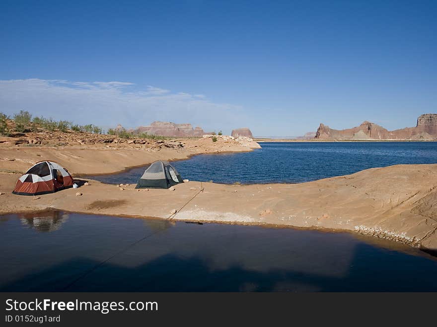 Camping At The Lake