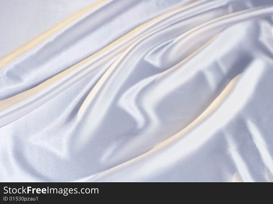 White silk background