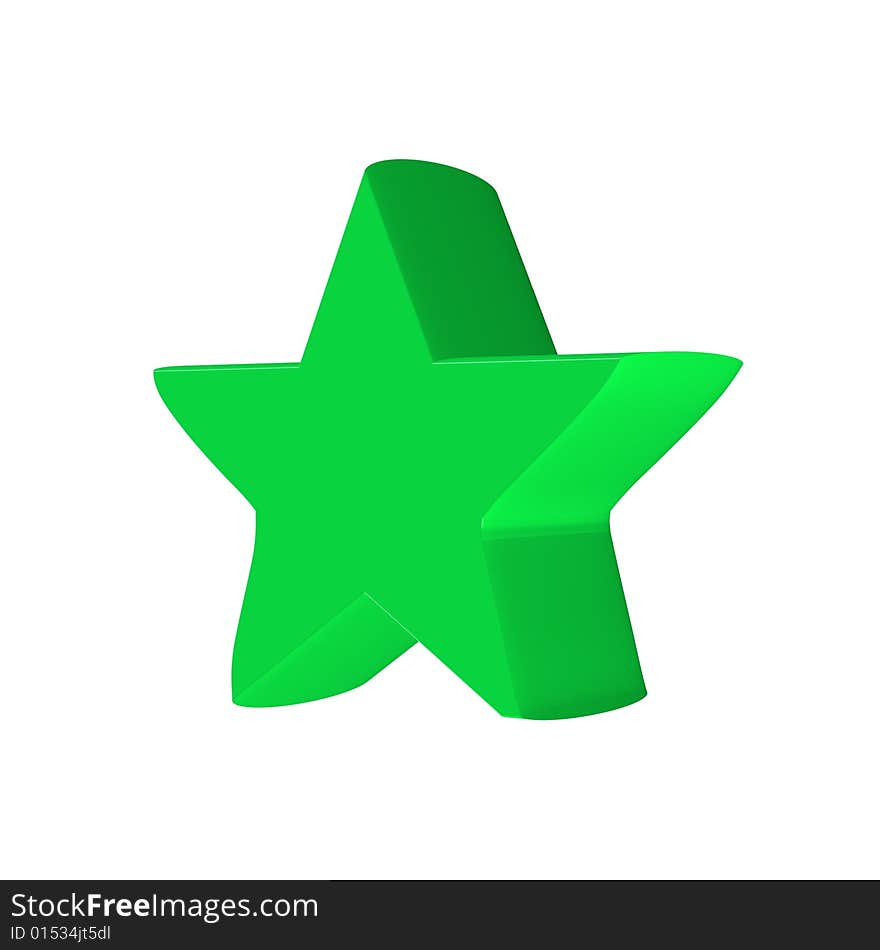 3d star