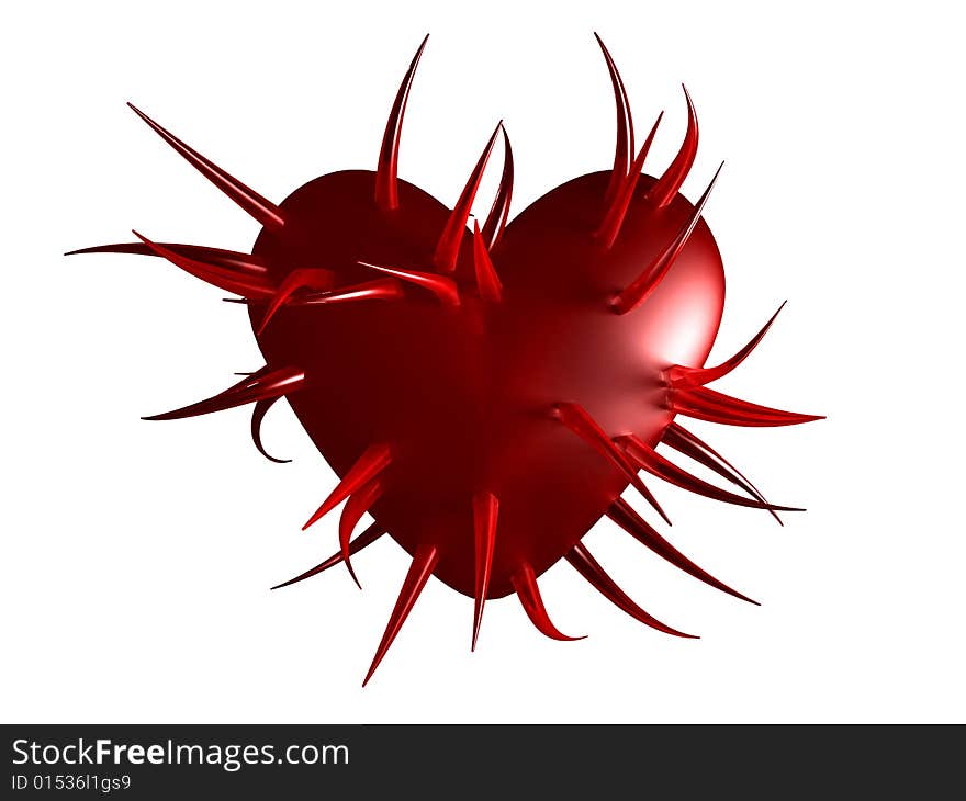 Spiky heart