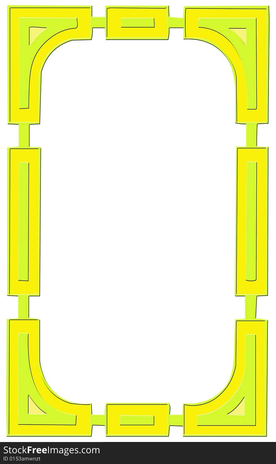 Frame Green Yellow