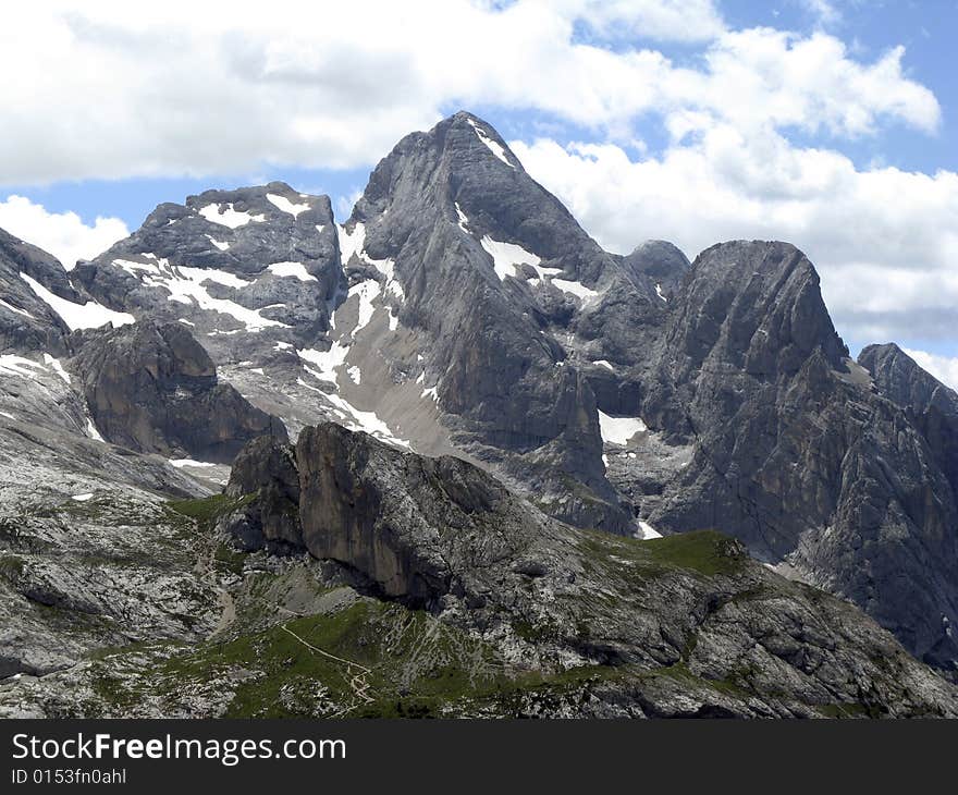 Marmolada glacier