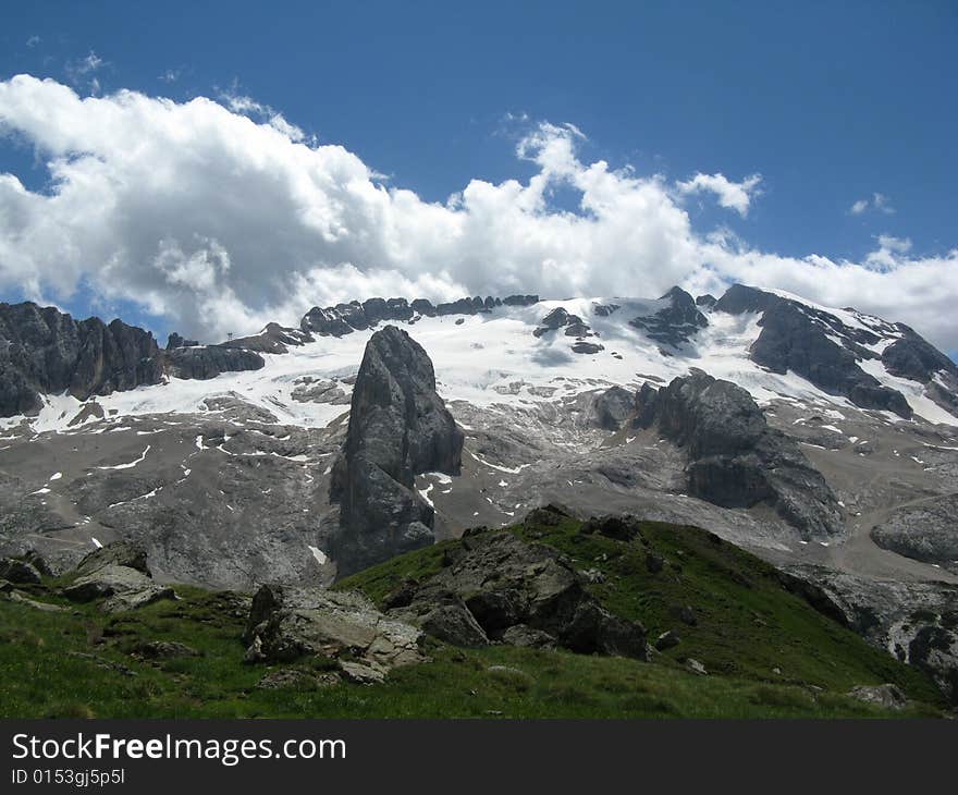 Marmolada Glacier