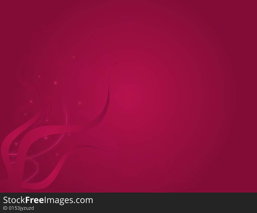 Graphic illustration of abstract lines and swirls with sparkles against a gradient background. Graphic illustration of abstract lines and swirls with sparkles against a gradient background.