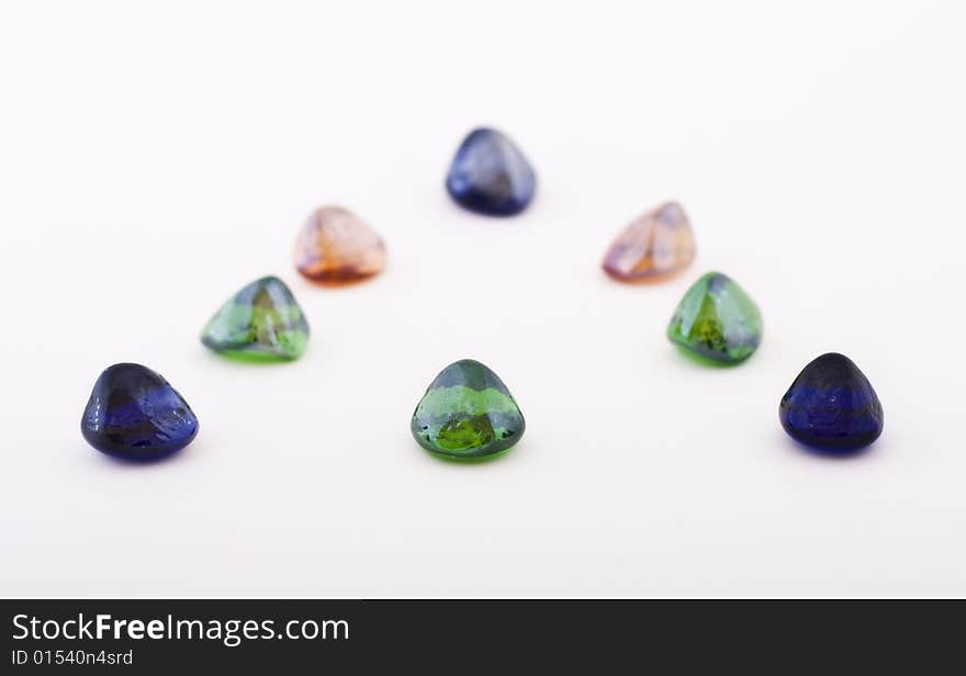 Glass stones