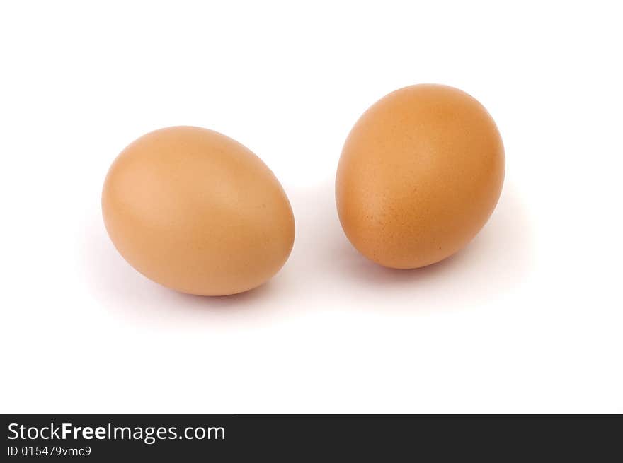 Eggs isolated