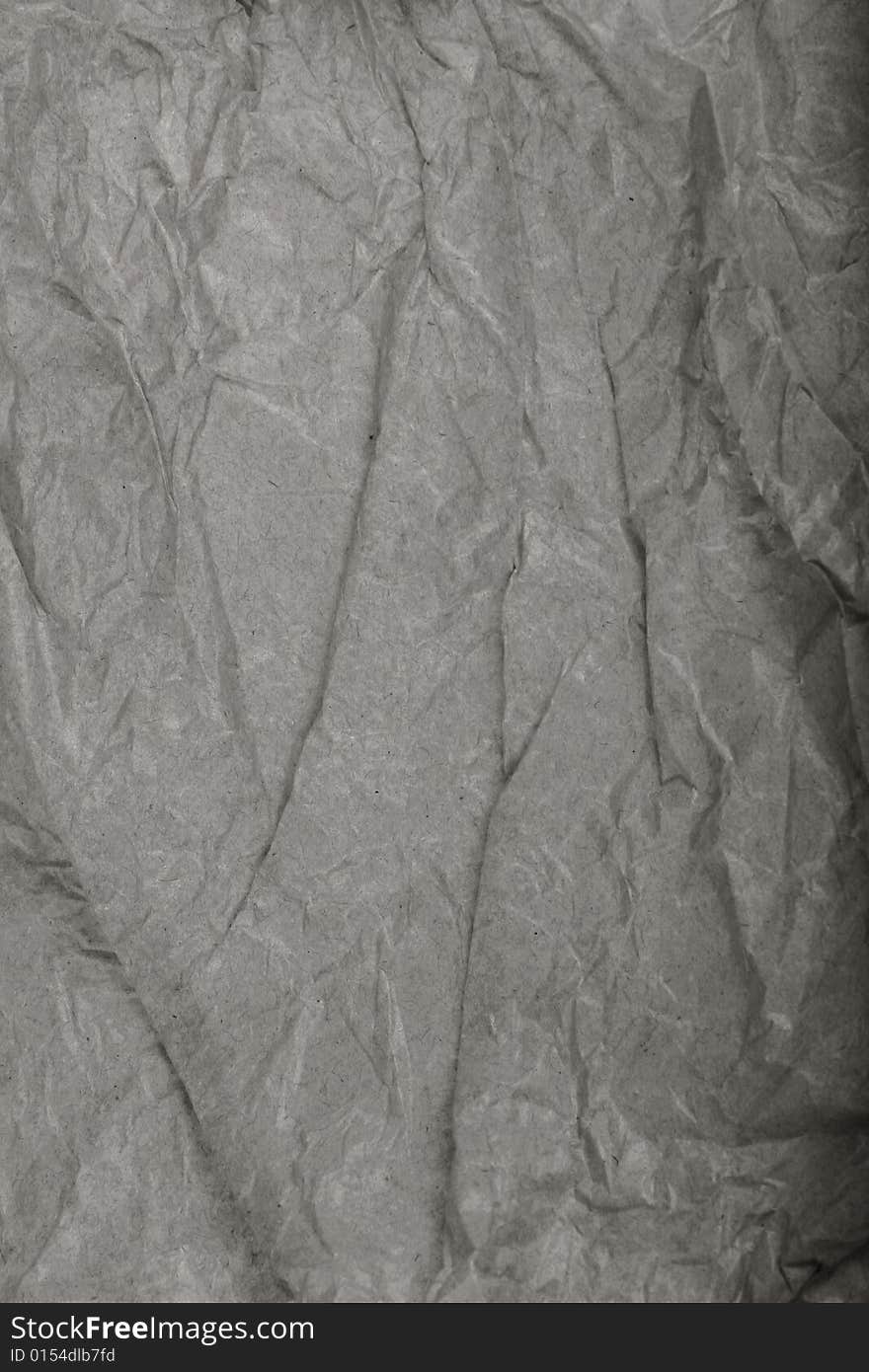 Grey Crumpled Paper