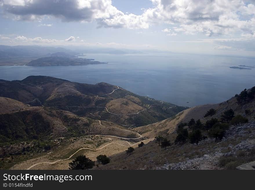 Corfu Island On The Top