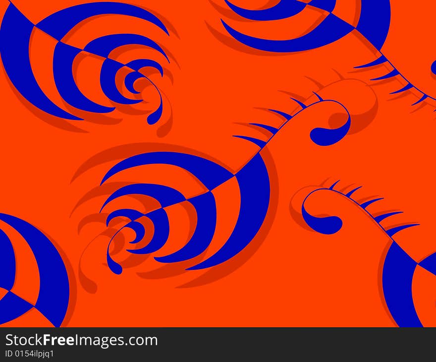 Vector illustration with contrast abstraction. Vector illustration with contrast abstraction