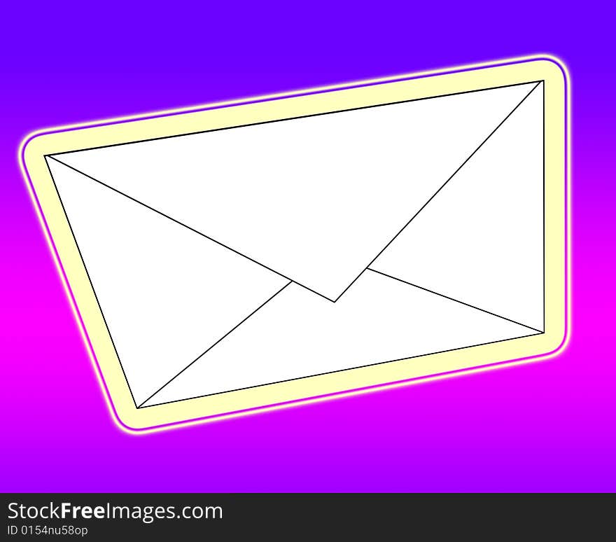 A envelope or letter that would be good for communication concepts.