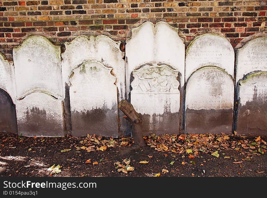 17th century English grave stones. 17th century English grave stones.