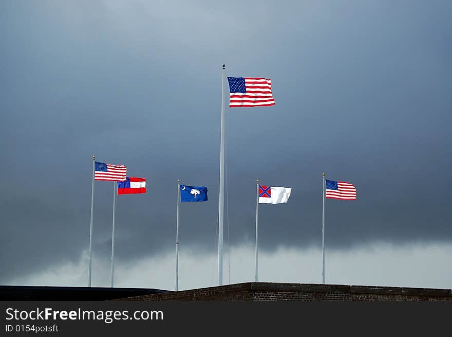 Storm At Fort Sumter