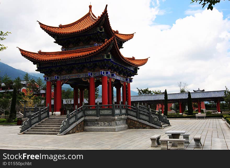 The Chongsheng Temple in Dali.Yunnan,China