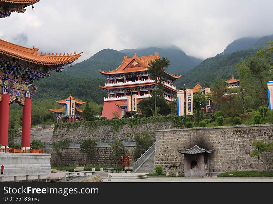 The Chongsheng Temple in Dali.Yunnan,China