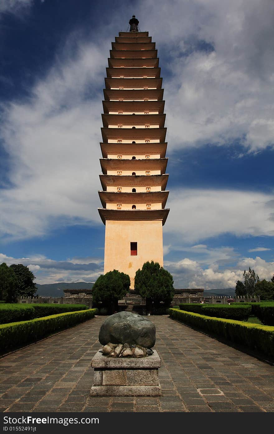 One of the Three Pagodas