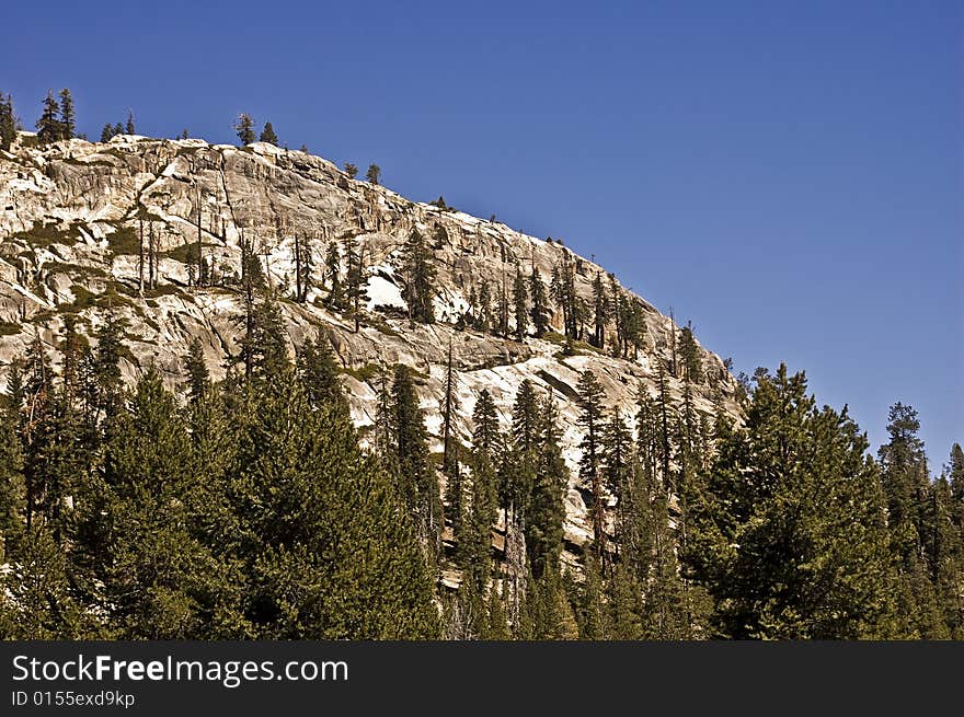 This is a high Sierra dome from Devil's Postpile Monument in California. This is a high Sierra dome from Devil's Postpile Monument in California.