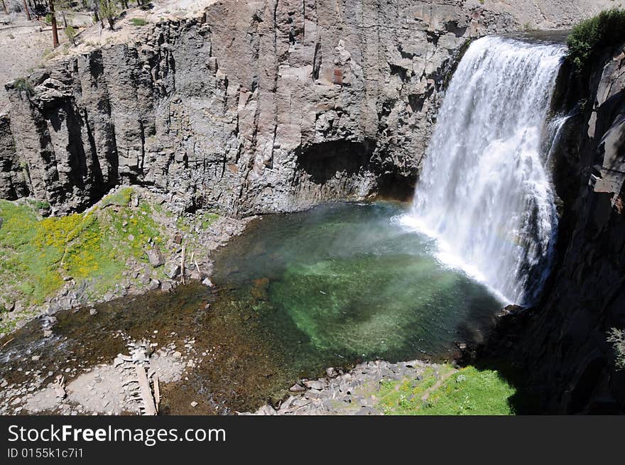 Rainbow waterfall