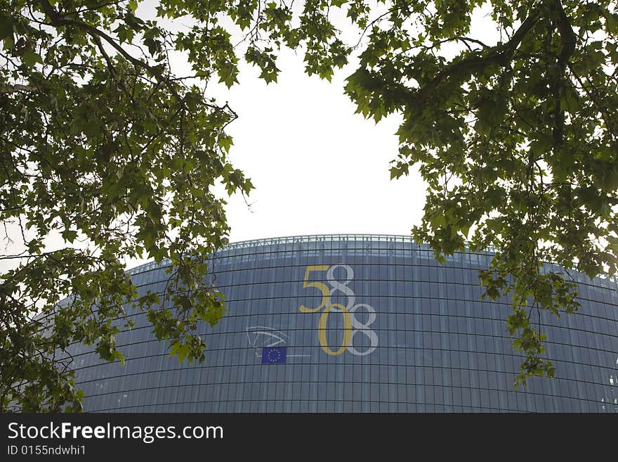 Image of the european Parliament in Strasbourg