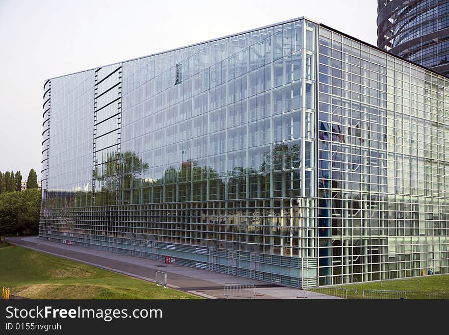 Image of the european Parliament in Strasbourg