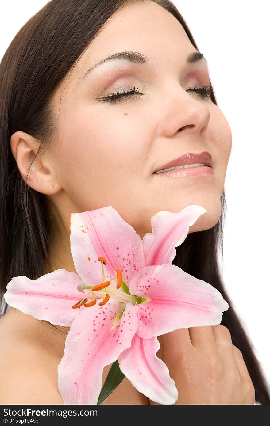 Woman With Flower