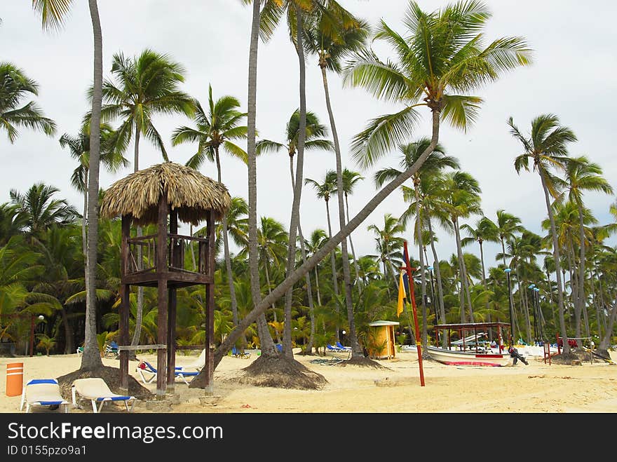 Tropical resort in careibas