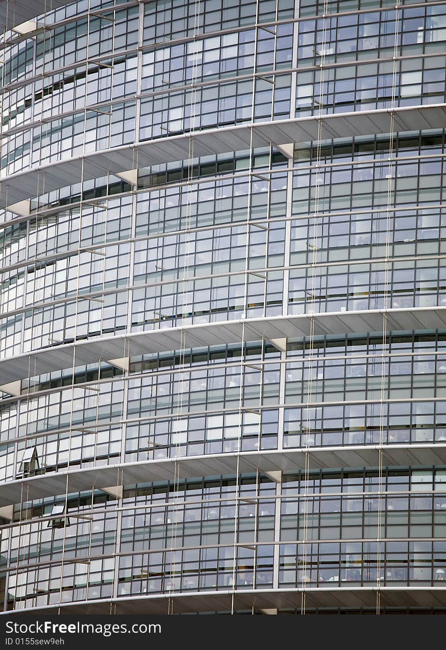 Image of the european Parliament in Strasbourg,