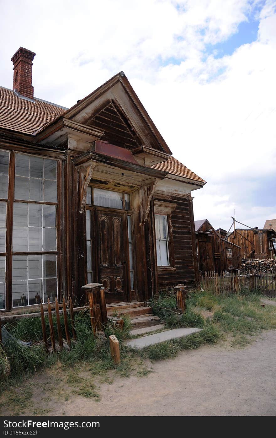 An old building in bodie ghost town