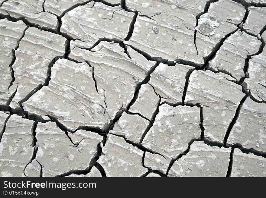 Cracked Earth Background