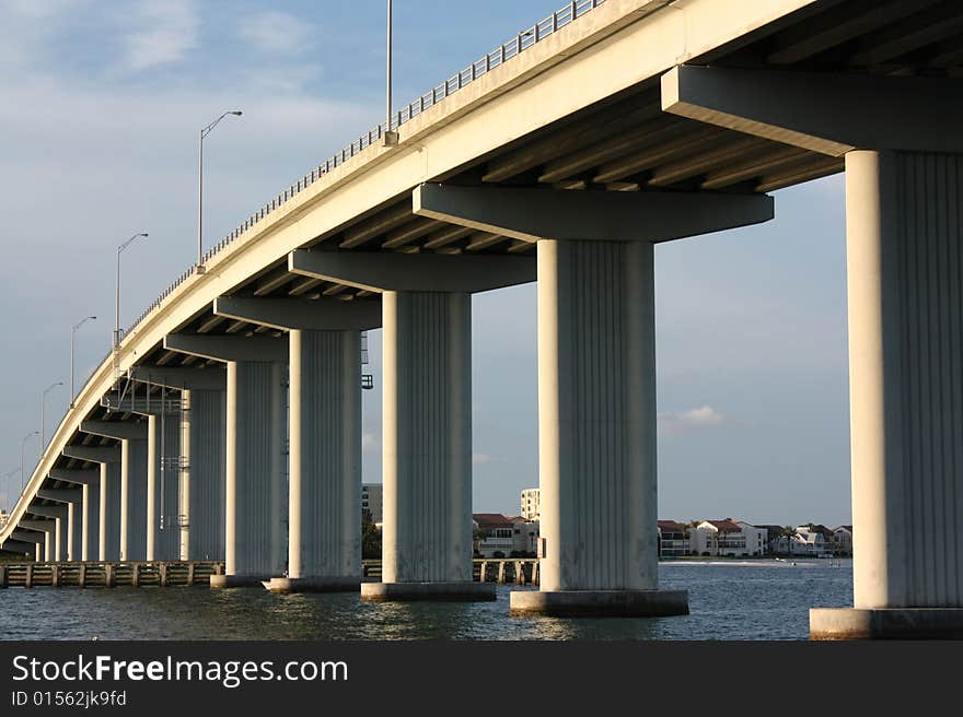 Clearwater bridge in clearwater florida