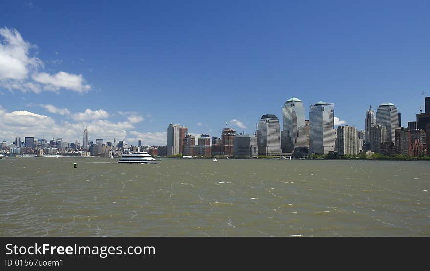 New York City panoramic view