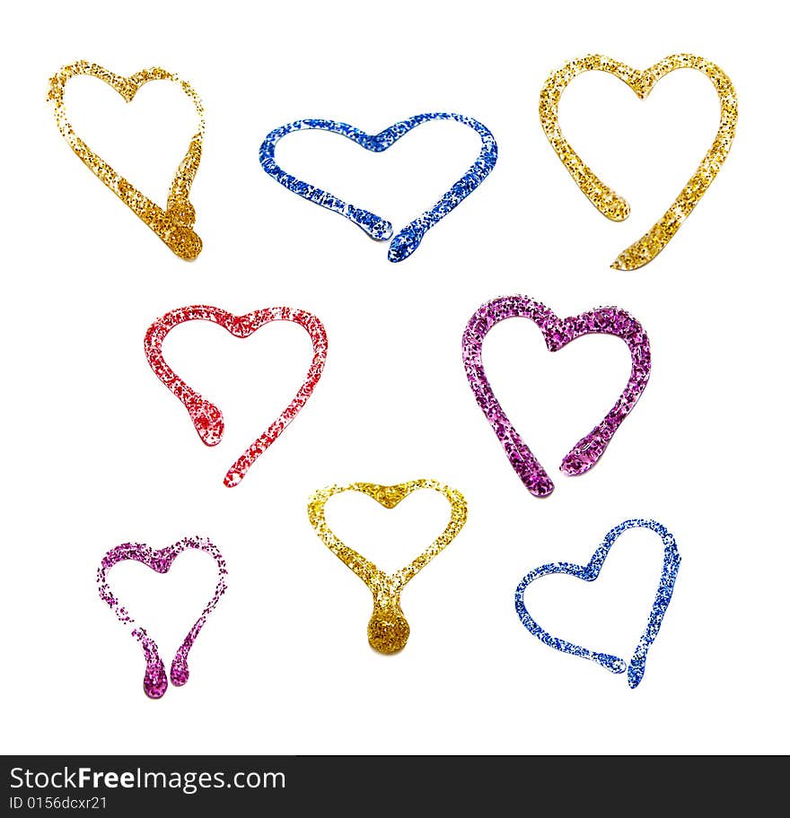 Sparkling Jelly Hearts