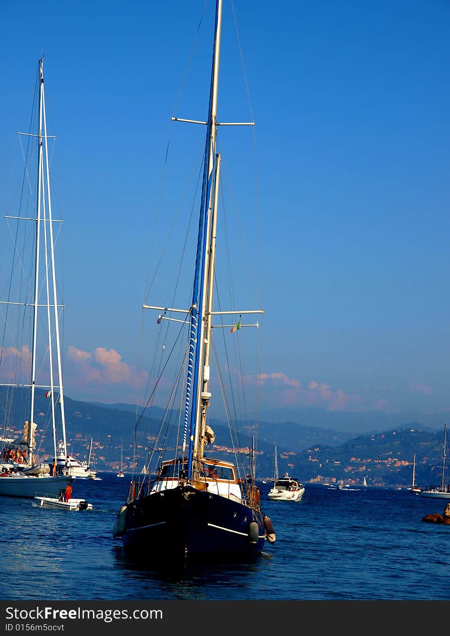 Sailing Boat In The Gulf