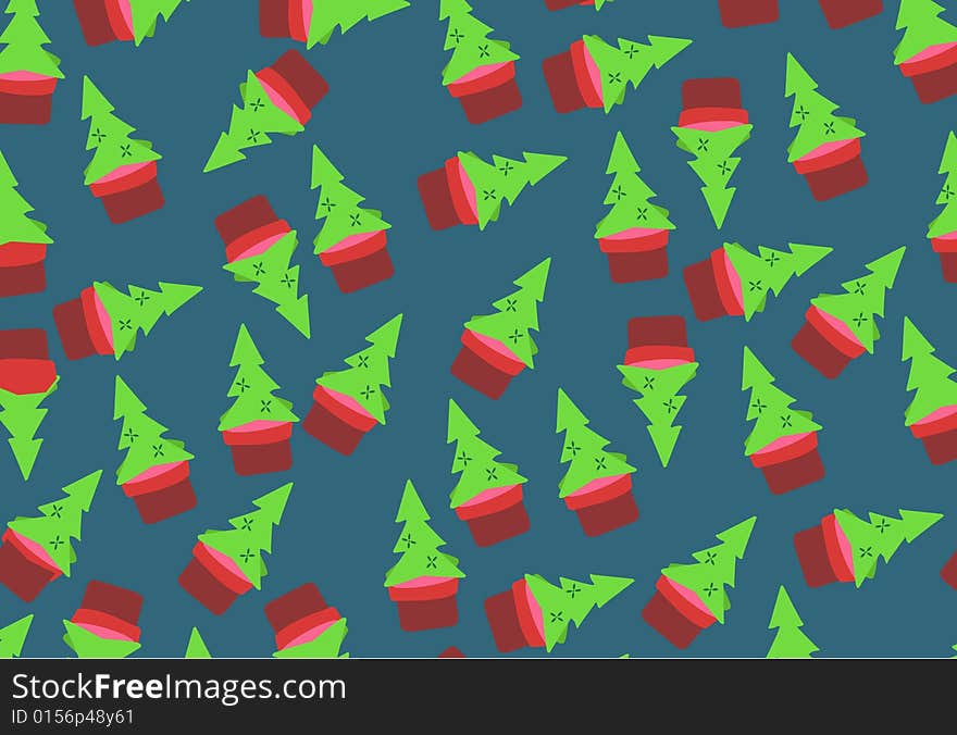 Vector illustration of christmas tree backround. Vector illustration of christmas tree backround